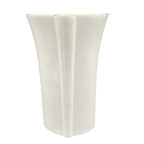 VTG Porcelain 24K Gold Vase 8" Hand Painted Hummingbird Hibiscus Occupied Japan - Picture 5 of 12